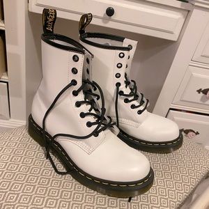 White Doc Martins